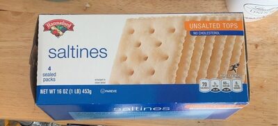 Saltines - unsalted tops