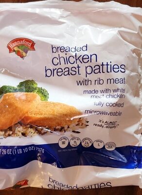 Breaded Chicken Breast Patties