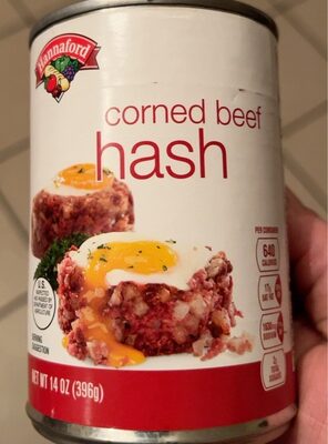Corned beef hash front packaging