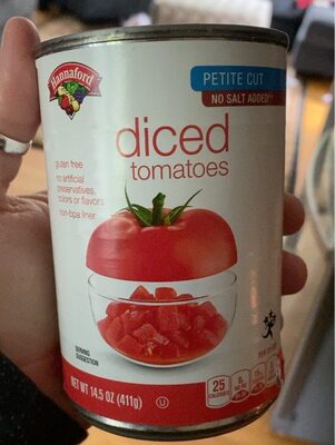 Diced tomatoes  petite cut no salt added