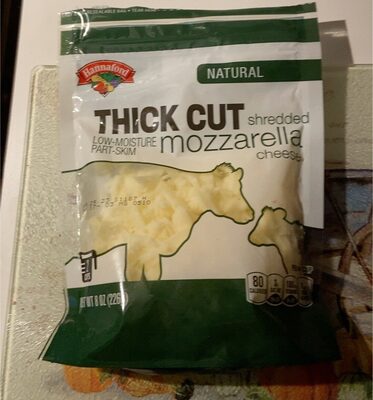 Mozzarella part skim shredded cheese