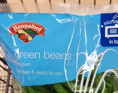 Green beans front packaging