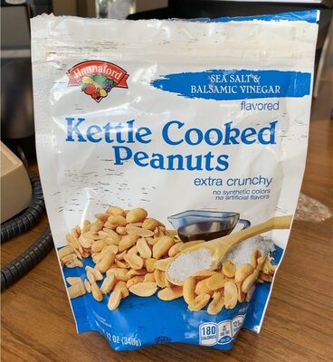 Kettle cooked peanuts