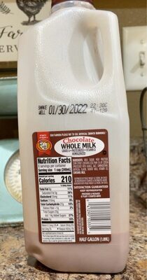 Chocolate whole milk