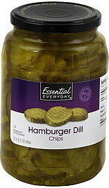 Hamburger dill chips