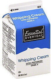 Whipping Cream front packaging