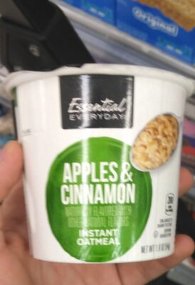 Instant Oatmeal, Apples & Cinnamon