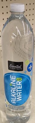 Alkaline water front packaging
