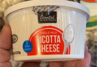 Whole milk ricotta cheese