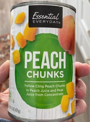 Peach chunks