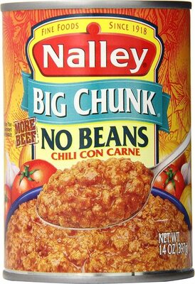 Big chunk chili con carne front packaging