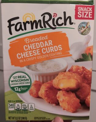 Breaded Cheddar Cheese Curds