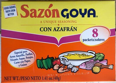 Con Azafran front packaging