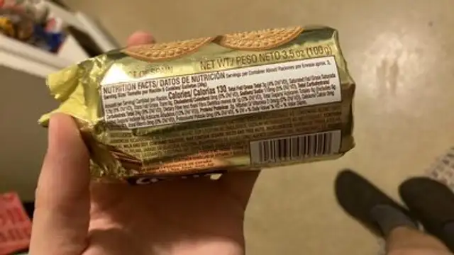 Maria Cookies nutrition facts table