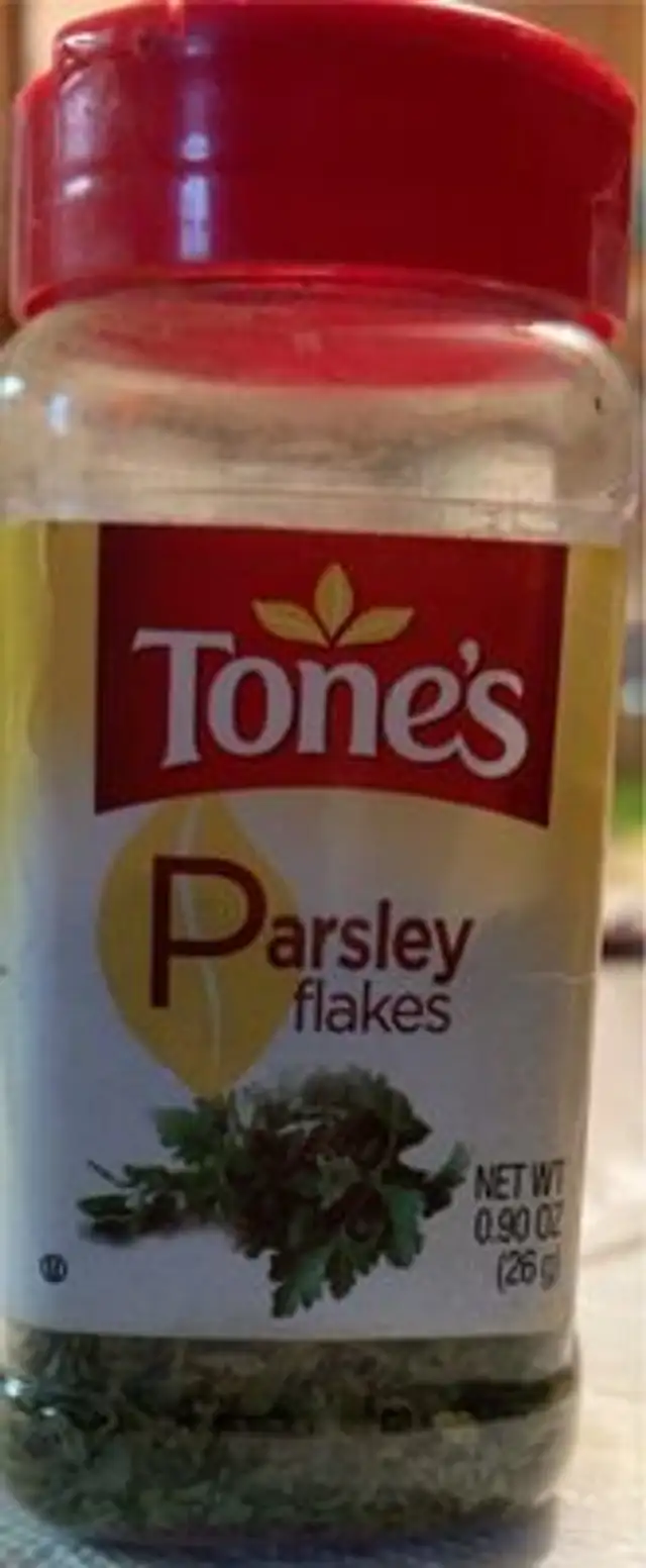 Parsley Flakes front packaging