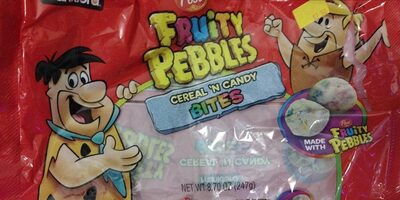 Fruity pebbles cereal in candy bites