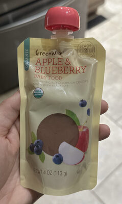 Apple & Blueberry Baby Food