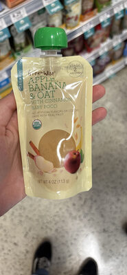 Apple, Banana & Oat with Cinnamon Baby Food