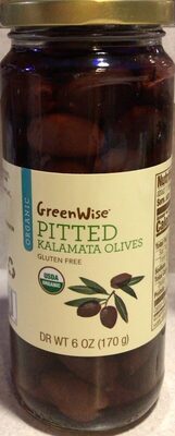 Pitted Kalamata olives organic
