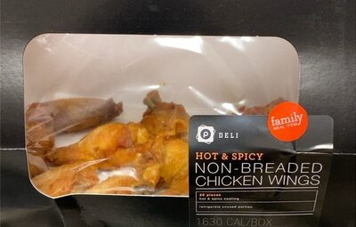 Non breaded chicken wings