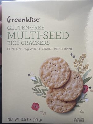 Gluten-Free Multi-Seed Rice Crackers