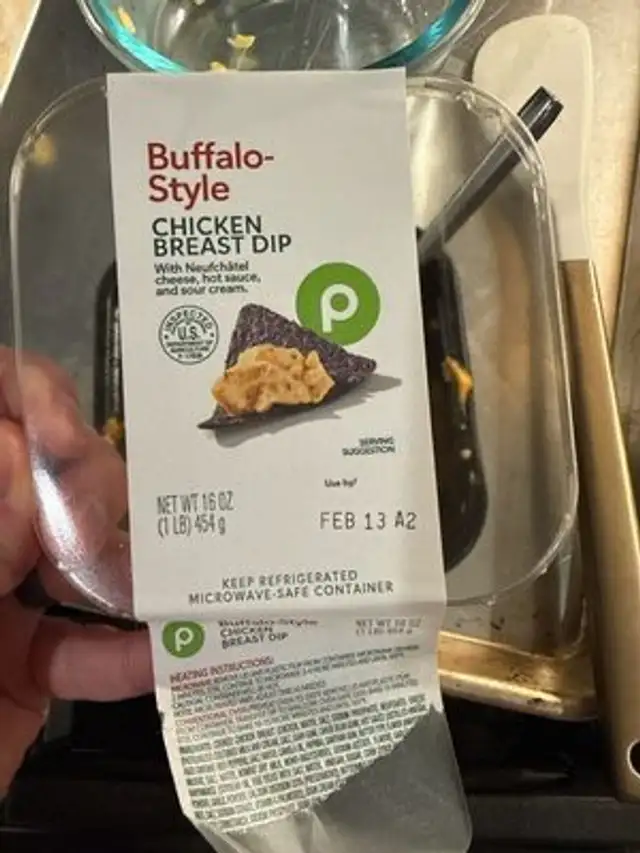 Buffal Chicken Dip front packaging