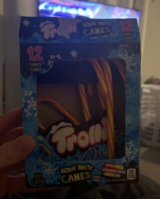 Trolli Sour Brite Candy Canes front packaging