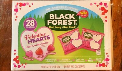 Valentine Hearts Fruit Flavored Snacks