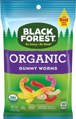 Organic gummy worms