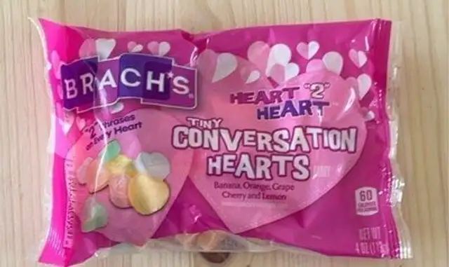 Tiny Conversation Hearts front packaging