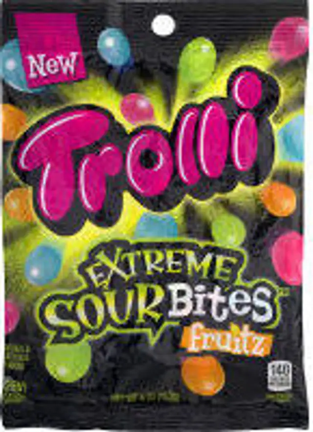 Extreme Sour Fruitz Bites, Chewy Candy, Sour
