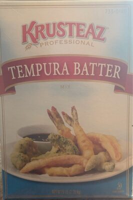 Pound tempura batter mix just add water no msg front packaging