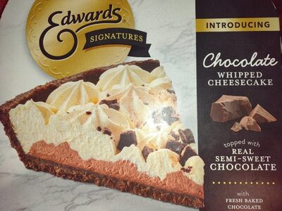 Chocolate Whipped Cheescake front packaging