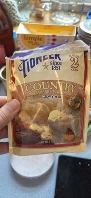 Country Sausage Flavor Gravy Mix front packaging