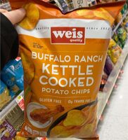 Buffalo ranch kettle cooked potato chips