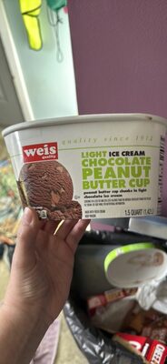 LIGHT ICE CREAM CHOCOLATE PEANUT BUTTER CUP