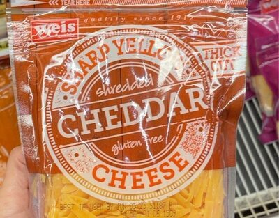 Thick cut sharp yellow shredded cheddar