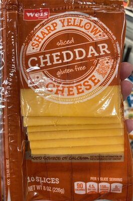 Sharp yellow cheddar cheese