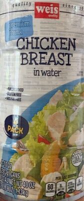 Chicken Breast in Water front packaging