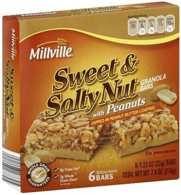 Sweet & Salty Nut Granola Bars front packaging
