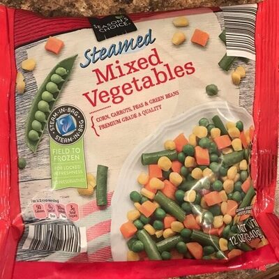 Steamed mixed vegetables