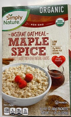 Instant Outmeal spice