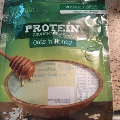 Oats 'n honey protein crunchy granola, oats 'n honey