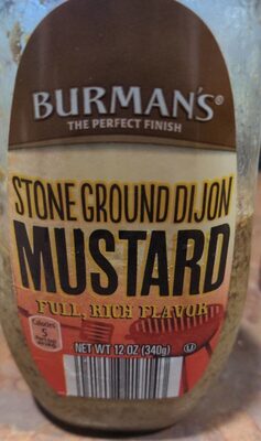Stone ground Dijon mustard