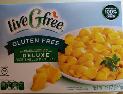Livegfree deluxe rice shells & cheese