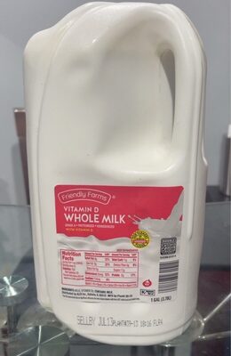 whole milk front packaging