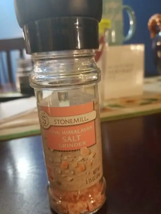 Pink Himalayan Salt Grinder front packaging