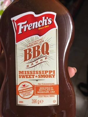 Mississippi Sweet & Smoky BBQ Sauce front packaging