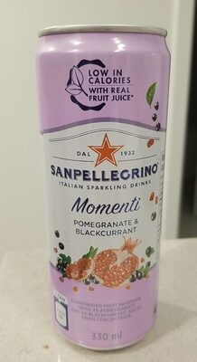 Boissons petillantes italienne front packaging