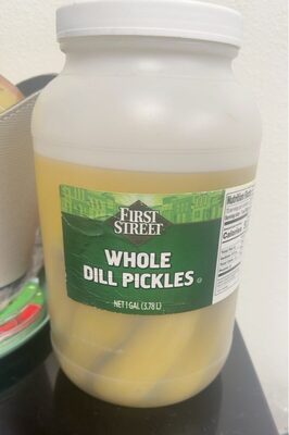 Whole Dill Pickles front packaging